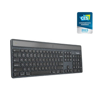 Targus Keyboards Sustainable Energy Harvesting EcoSmart™ Keyboard (French) AKB868FR 5051794042818