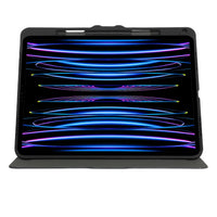 targus versavu lim ipad case with device in case on white background