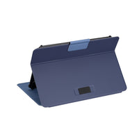 blue tablet case on white background