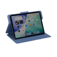 blue tablet case on white background