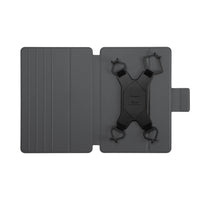 Black targus universal case on white background inside