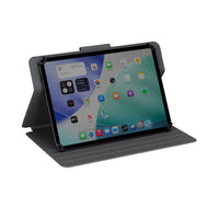 Tablet with a protective case on a white background