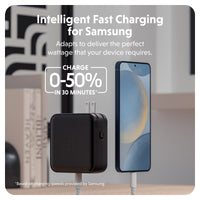 HyperJuice® 100W USB-C GaN Safety Tested Travel Charger - Black