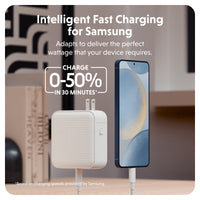 HyperJuice® 100W USB-C GaN Safety Tested Travel Charger - White