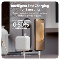 HyperJuice® 70W USB-C GaN Safety Tested Travel Charger - White