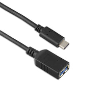 Targus USB-C To USB-A(f) 3.1 Gen1 5Gbps (15cm Cable 3A) Black | ACC923EU