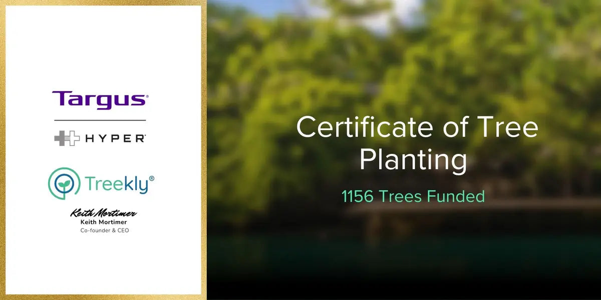TARGUS STEPS TOWARD A MORE SUSTAINABLE FUTURE IN GLOBAL TREEKLY CHALLENGE