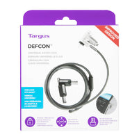 Targus Cable Locks DEFCON™ Ultimate Universal Keyed Cable Lock with Slimline Adaptable Lock Head ASP95GL 5051794035643