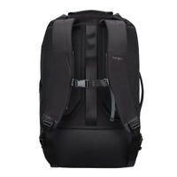 Targus black laptop backpack back