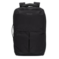 Targus black laptop backpack front view 