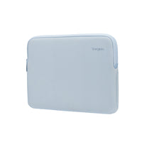Light blue laptop sleeve with 'Targus' branding on a white background
