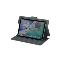 Tablet with a protective case on a white background