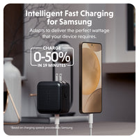 HyperJuice® 70W USB-C GaN Safety Tested Travel Charger - Black