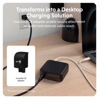 HyperJuice® 100W USB-C GaN Safety Tested Travel Charger - Black