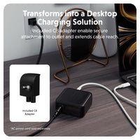 HyperJuice® 70W USB-C GaN Safety Tested Travel Charger - Black