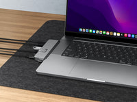 Hyper USB Hubs HyperDrive 7-in-2 Duo Pro USB-C Hub for MacBook Pro 2021 HD575-GRY-GL 6941921148300